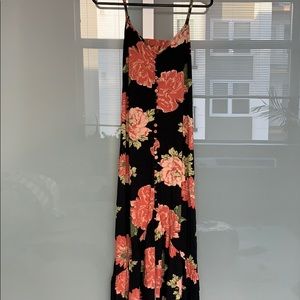 ASOS jersey floral maxi dress size 4
